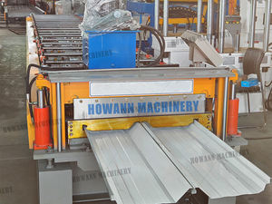 เครื่องขึ้นรูปแผงหลังคากระเบื้องแบบยืนล็อคแบบอัตโนมัติพร้อมมอเตอร์ลูกปืนเกียร์ - Product Image 3