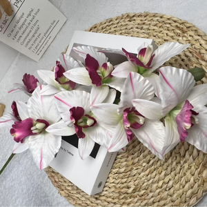 9 Heads KATE Orchid <b>Artificial</b> <b>Flowers</b> Versatile Cost-Effective New Products for Office Home Party for Christmas Graduation - Product Image 5