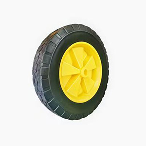 Pneus de <span class=keywords><strong>brouette</strong></span> en caoutchouc massif PU de <span class=keywords><strong>12</strong></span> <span class=keywords><strong>pouces</strong></span>, roulettes à plateau, capacité de charge de 200 kg, haute qualité, directement de l'usine, personnalisables, OEM - Product Image 2