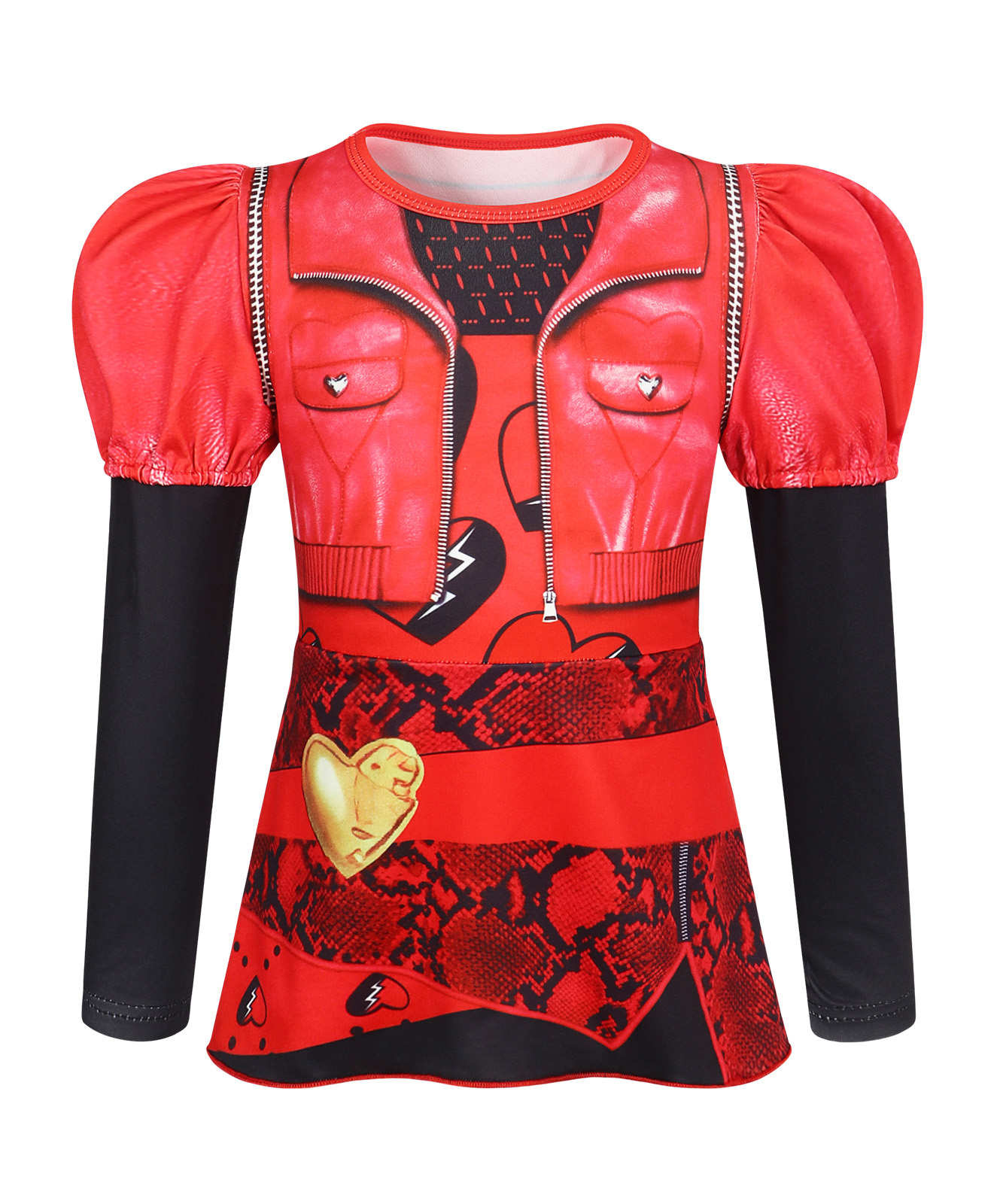 Fancy Girls Rise Red Costume - Perfect for Halloween & Parties