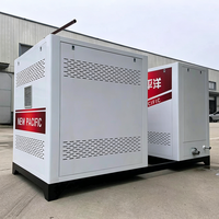 Chaudière à vapeur superchauffée modulaire électromagnétique à pression atmosphérique montée sur skid vertical, personnalisable pour la recherche industrielle