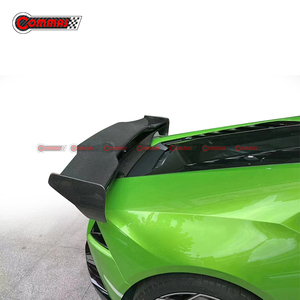 อัพเกรดเป็นปีกหลังคาร์บอนไฟเบอร์แบบแห้งสไตล์ Vors สำหรับ Lamborghini Huracan LP580 LP610 EVO ชุดปีกสปอยเลอร์หลังรถยนต์ - Product Image 2