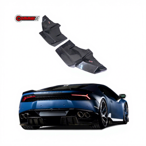 Diffuseur arrière pour Lamborghini Huracan LP610, style ROW, en fibre de carbone sèche, pièces de rechange pour le pare-chocs arrière - Product Image 1