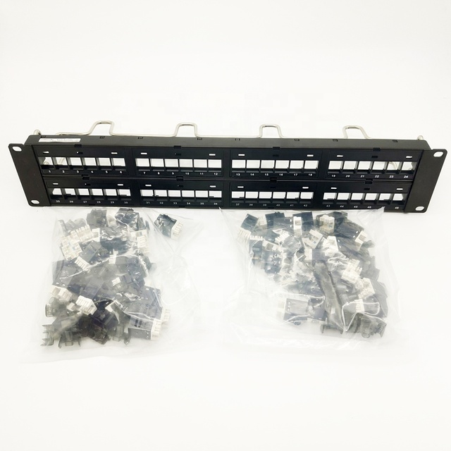New Amp/commscope Type 48 Ports Utp Cat6 Patch Panel