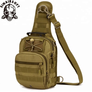 Tactical <b>Small</b> Bag Molle Sports Bag Chest Body Sling Single Shoulder Tactical <b>Backpack</b> for Fishing Hiking Hunting Bags - Product Image 1