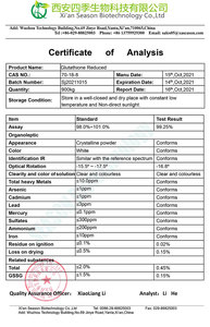 Fabriklieferung <span class=keywords><strong>99</strong></span>% L-Glutathion-Pulver - Product Image 6