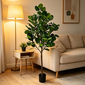 Artificial Money Tree Potted <b>Plants</b> for Ndoor Home Hotel Deco - Product Image 4
