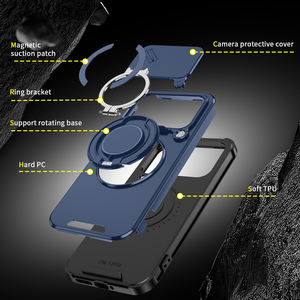 เคสขาตั้งมีห่วงหมุนได้สำหรับ Xiaomi 17 PRO MAX 15T 14T Pro ฝาปิดกล้องแบบสไลด์เคสโทรศัพท์กันกระแทกเกรด MIL - Product Image 3