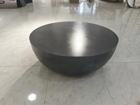 Table ronde et 4 chaises de jardin en ciment GRC moderne pour l'extérieur