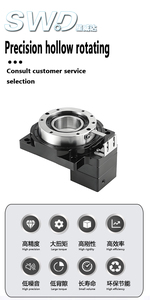 Cho 42 bước và 100W động cơ <span class=keywords><strong>servo</strong></span> Thiết bị truyền động quay góc bên phải hộp số rỗng quay nền tảng vị trí tốc độ giảm tốc - Product Image 3