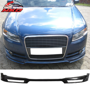 Compatible con Audi A4 B7 06-08 (Excepto S-Line) Alerón delantero estilo A sin pintar, PU de alta calidad, accesorio exterior - Product Image 1