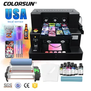 Hot sales Flatbed printer A3 size dtg printer dtf printer 2 in 1 L805 Printhead for any color fabric t shirt printing machine
