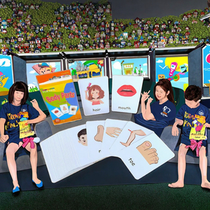 Tarjetas Educativas Personalizadas de 36 Piezas, Montessori, Autismo, Palabras en Inglés, Letras, Números, Frutas, Animales, Partes del Cuerpo, Papel para el Aula - Product Image 3