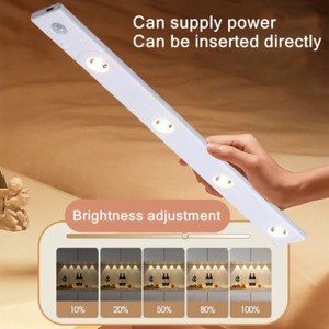 Led ánh sáng ban đêm nhà bếp dưới ánh sáng Tủ 17/30/60cm có thể sạc lại PIR cảm biến chuyển động tủ quần áo tủ quần áo đèn nhôm ánh sáng ban đêm - Product Image 2