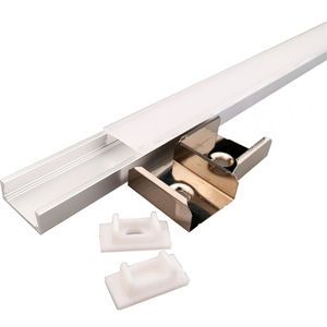 Profils d'extrusion en aluminium en forme de V et en forme de U pour barre lumineuse LED, profil en aluminium pour bande LED - Product Image 1