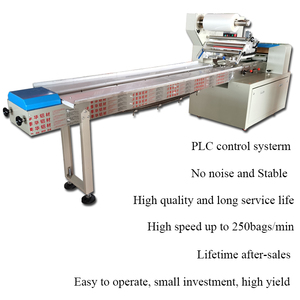 Multifunctional High Efficiency <b>Biscuit</b> Pillow Pouch Packaging <b>Machine</b> Snack Paper Pillow Packaging <b>Machine</b> For Sale - Product Image 5