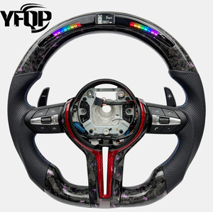 Volante Deportivo de Fibra de Carbono Premium para <span class=keywords><strong>BMW</strong></span> Serie 5 y 6, Alta Configuración, 1 Pieza de Cuero <span class=keywords><strong>X3</strong></span>, con Amortiguador de Impacto y Caja - Product Image 5