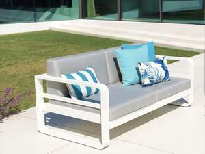 โรงงานอลูมิเนียมเฟอร์นิเจอร์สวนกลางแจ้งผู้ผลิต Garden ชุดอลูมิเนียมกลางแจ้งโซฟาชุด - Product Image 4