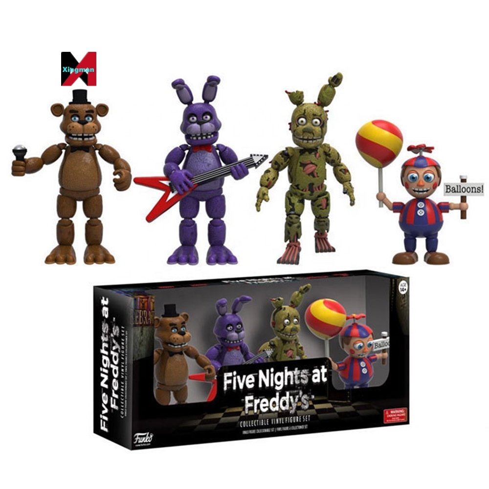 TCXW110301 4pcs/pack FNAF Toy Model Five Nights at Freddys