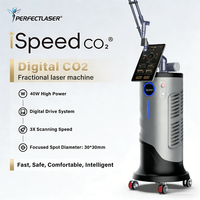 Machine à laser fractionné au CO2 Perfectlaser, tube RF 40W, équipement de beauté au laser pour les professionnels de la beauté, salon de beauté, lissage de la peau