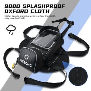 NiceCNC moto magnétique réservoir d'huile sac étanche moto selle sac réservoir réservoir <span class=keywords><strong>de</strong></span> carburant sac pour Harley KTM 390 <span class=keywords><strong>BMW</strong></span> R1250GS - Product Image 4