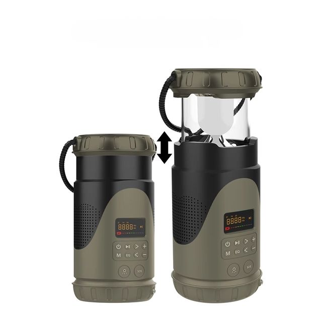 Wholesale Portable DAB+/AM/FM Emergency Radio Weather Alert Solar Hand Crank 5000mAh Power Bank Flashlight SOS Outdoor Survival