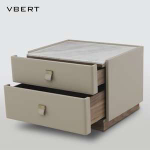WBERT italiano minimalista sella comodino in pelle di lusso moderno Design di <span class=keywords><strong>alta</strong></span> qualità pannello in pietra di marmo lato <span class=keywords><strong>letto</strong></span> di <span class=keywords><strong>alta</strong></span> qualità - Product Image 4