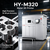 Printer 3D Logam SLM HY M320 Kelas Industri Laser Berdaya Tinggi Cepat Presisi USB WiFi Sistem Operasi Windows Bahan Baja Tahan Karat