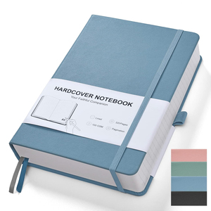 Promotional Notebook Custom A5 Business Lined Journals Notebook PU Leather Hardcover Diary Wholesale Notebooks with logo - Product Image 1