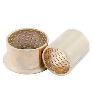 cusn6 cusn8 material FB090 FB092 oilless self lubrication self-lubrication wrapped copper bronze brass shaft bushings