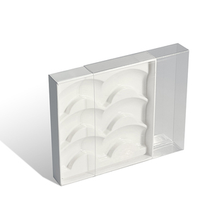 Sang Trọng Thanh Lịch Lông Mi Hộp Giấy Vuông Phong Cách Tùy Chỉnh Mỹ Phẩm Trong Suốt Món Quà Hiển Thị Vẻ Đẹp Sản Phẩm Bao Bì Hộp - Product Image 2