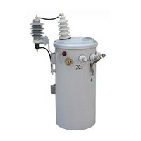 Transformador de Potencia Monofásico Sumergido en Aceite de 333KVA 350KVA/7.2KV de Gran Capacidad