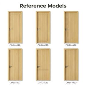 Porta Interna Moderna per Villa, Accessori Personalizzati, Porta in Legno Massello con Isolamento Acustico e Riduzione del Rumore, Fornitore - Product Image 4