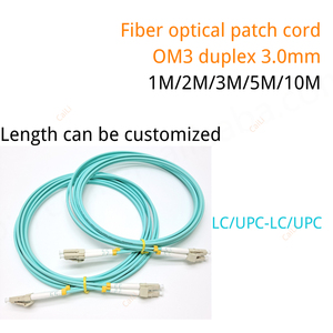 Cable de conexión LC/3,0/UPC dúplex mm OM3 50/125um Cable de fibra óptica 1m,3m,5m,10m,20m - Product Image 2