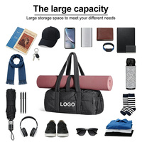 Sac de sport portable à prix abordable, personnalisable avec logo, sac de voyage tendance, sac de yoga, sac de fitness vintage de créateur, nombreux styles en stock
