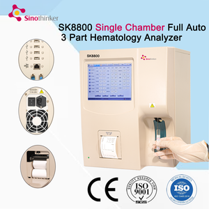 Analyseur d'hématologie vétérinaire complet Sinothinker, système d'analyse sanguine automatique à 3 parties, modèle de classe II SK8800 - Product Image 6