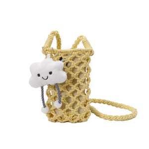 Sac bandoulière ajouré tissé à la main motif nuage hawaïen mignon pour téléphone, collection Printemps 2026, idéal pour les vacances d'été et les loisirs - Product Image 5