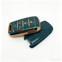 Accessoires intérieurs de véhicule, accessoires pour clés de voiture, étui de protection pour clés de voiture, housse de clé de voiture en TPU, compatible avec Jeep