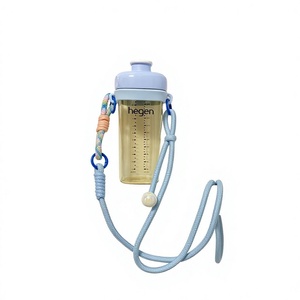 Vaso para Beber <span class=keywords><strong>Hegen</strong></span> para Padres e Hijos, Azul, con Cubierta de Papel Ajustable y Correa Larga Trenzada - Product Image 1