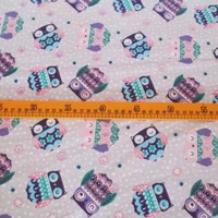 Kain flanel bayi 100 katun lembut cetak bunga hangat untuk kaus piyama selimut
