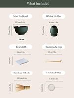 Ensemble d'accessoires pour bols Chawan Matcha vert foncé en céramique OEM Meilleur logo de kit de démarrage Matcha avec boîtes à Matcha personnalisées