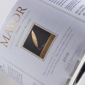 Miễn Phí Mẫu Sang Trọng Rượu Vang Đỏ Nhãn Vàng Lá Nhãn Kim Loại Sticker Cuộn Vàng Lá Rượu Vang Đỏ Sticker - Product Image 6