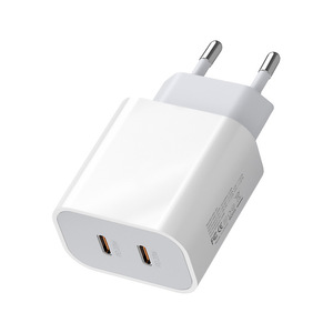 Cargador dual-PD de 40W, <span class=keywords><strong>adaptador</strong></span> dual-Type-C de <span class=keywords><strong>20W</strong></span>, nuevo cargador de teléfono móvil con doble puerto PD para <span class=keywords><strong>Apple</strong></span> iPhone, Samsung, Google, Moto, Tablet - Product Image 3