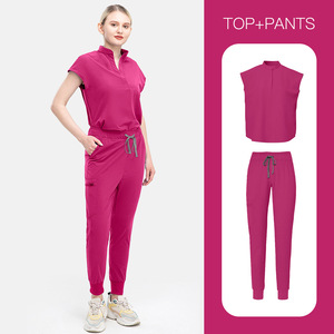 42015 Jogger Scrubs Conjunto De Yoga Ajuste Cenido Perfecto Correr Aerobicos Deporte Exterior Outfit Deportivo Mujer Estilo Pro - Product Image 1