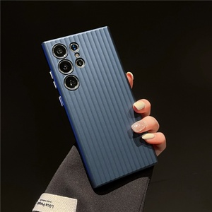 Funda para Teléfono Estilo Maleta con Diseño de Rayas Mate 2024 para Samsung Galaxy S25 S24 23 Plus Ultra - Product Image 3