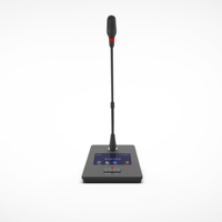 SINGDEN – microphone de conférence filaire à écran tactile couleur MIC-1002LC avec microphone de réunion à écran tactile couleur, nouveau type de microphone