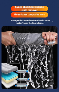 Bộ lau nhà và xô vắt nước JOYBOS 16 inch, hệ thống lau nhà bằng chổi phẳng lớn và xô, hệ thống vệ sinh sàn nhà - Product Image 6