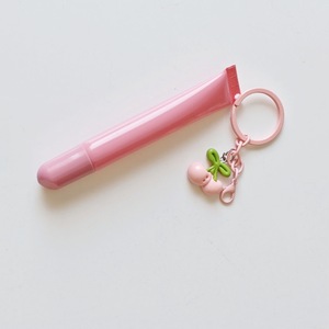 Tube souple de 10 ml blanc, <span class=keywords><strong>rouge</strong></span>, rose pour gloss, crème contour des yeux, écran solaire, perforé avec pendentif porte-clés pour sacs et rouges <span class=keywords><strong>à</strong></span> lèvres - Product Image 3