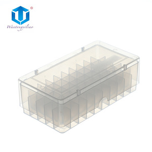 Wantong Medical 50-Compartment Cryopreservation <b>Tube</b> Box <b>Plastic</b> Refrigerated Centrifuge <b>Tube</b> Storage Case - Product Image 2