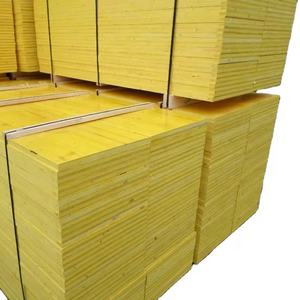 Contreplaqué jaune pour coffrage à 3 plis/coffrage en bois jaune Contreplaqué pour coffrage à 3 plis/jaune 18mm - Product Image 1